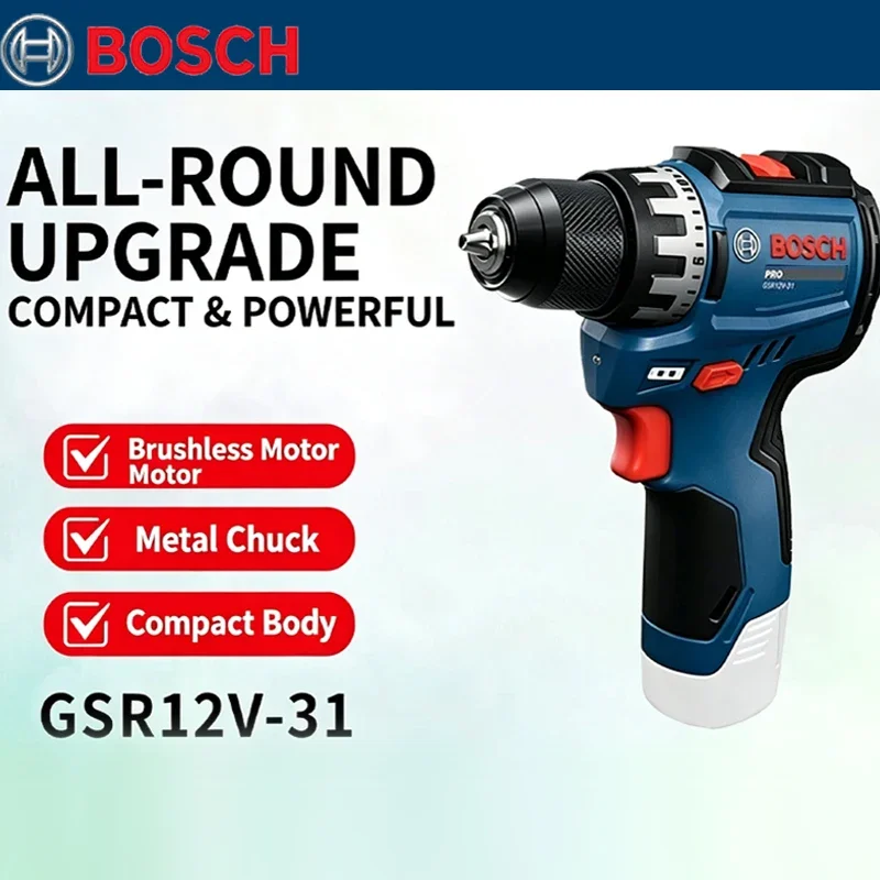 Power Tools Wood - Bosch GSR 12V-31 Brushless Electric Drill