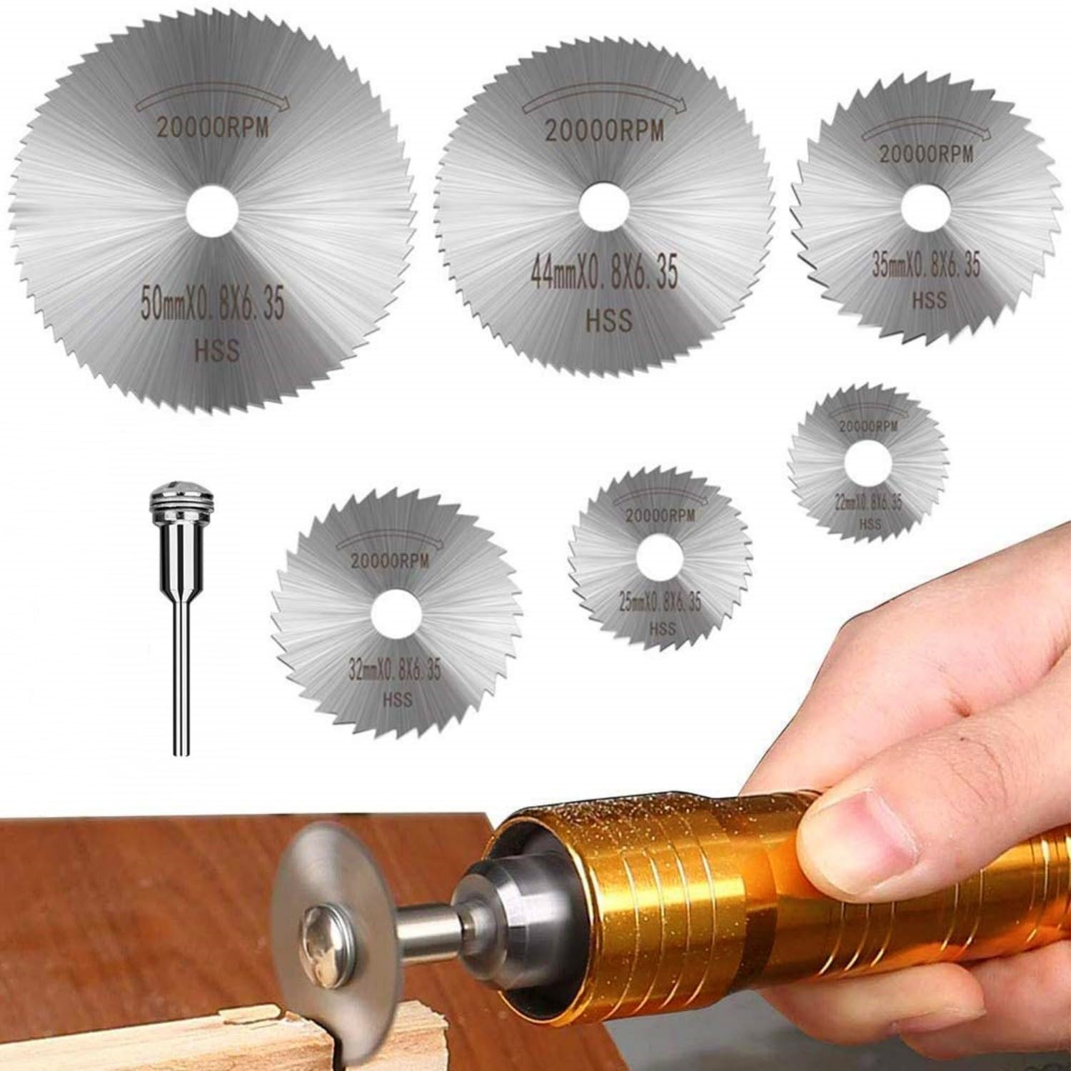 Circular Saw Cordless - 7pcs High Speed Steel Circular Saw