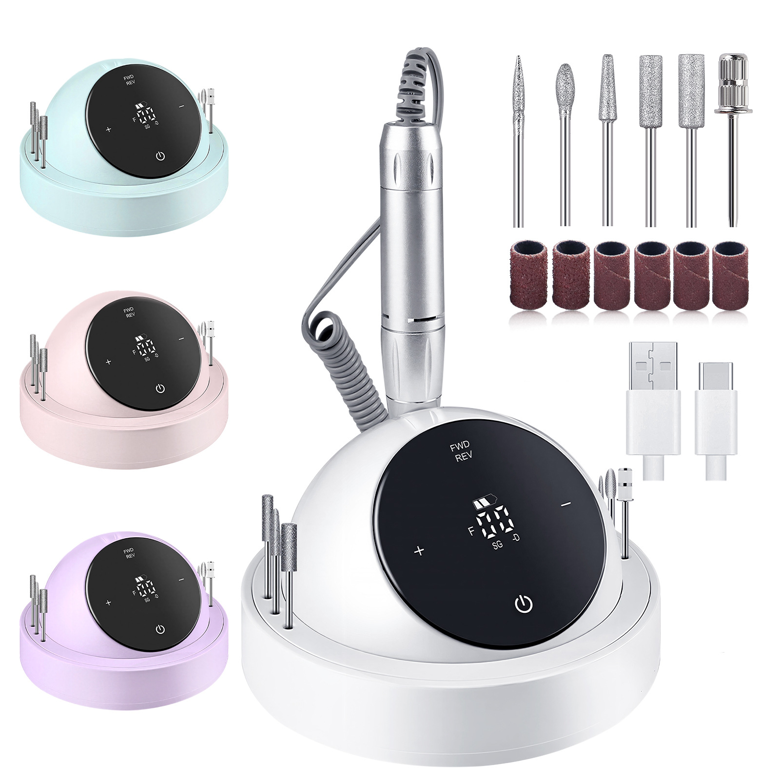 Power Tools Underwater - 45000rpm Manicure Drill Machine Electric Nail