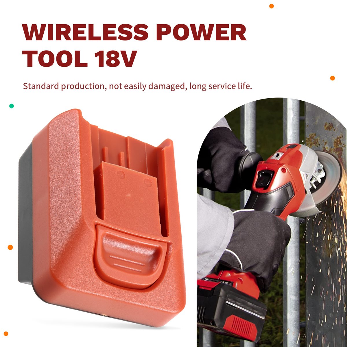 DT81 Upgraded Battery Adapter  - Power Tools Einhell ulasan dan harga