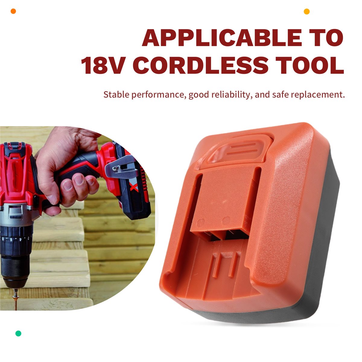 DT81 Upgraded Battery Adapter  - Power Tools Einhell ulasan dan harga