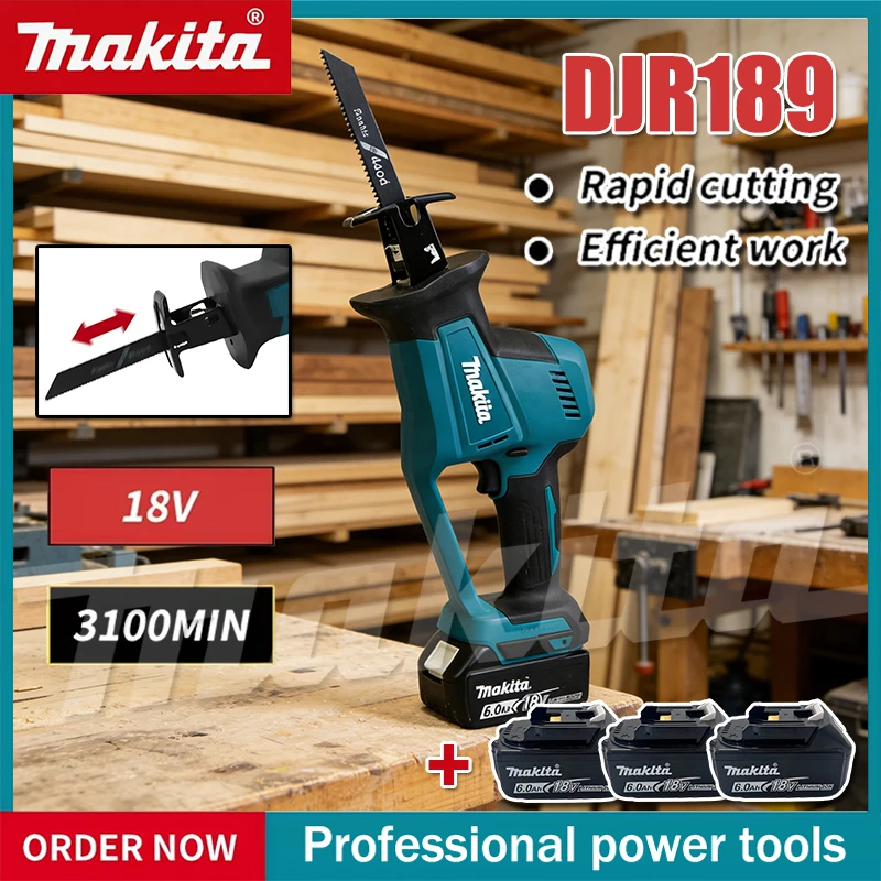 Makita DJR189 Cordless Electri - Reciprocating Saw Cordless ulasan dan harga