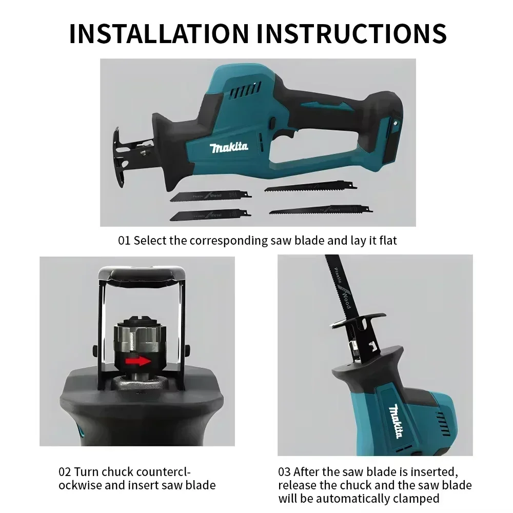 Makita DJR189 Cordless Electri - Reciprocating Saw Cordless ulasan dan harga