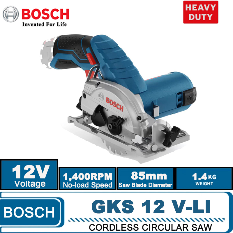 BOSCH GKS 12V-LI Electric Circ - Circular Saw Cordless ulasan dan harga