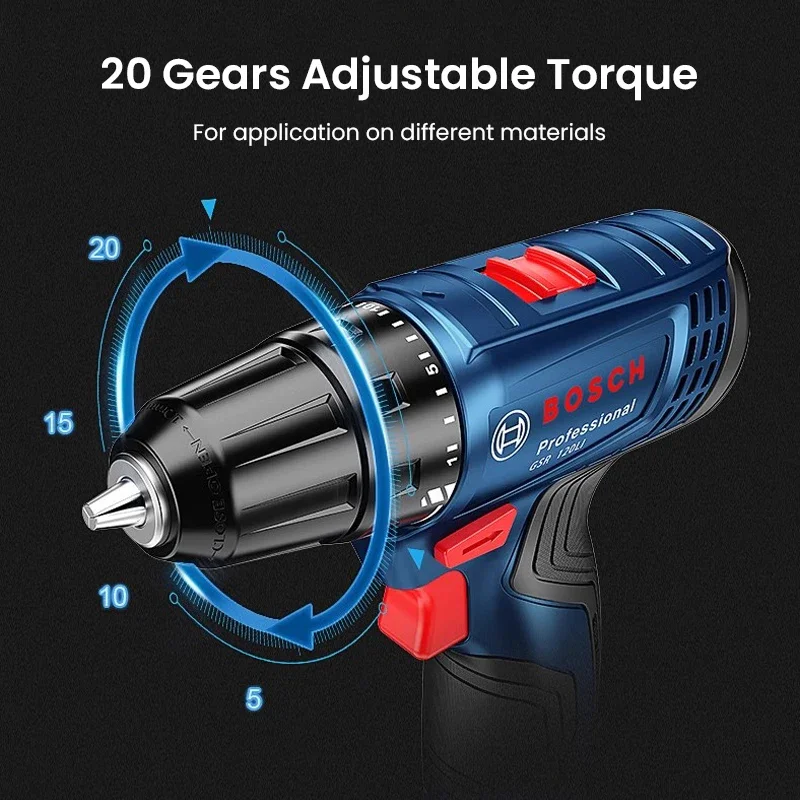 Bosch GSR120-LI Electric Drill - Power Tools Underwater ulasan dan harga