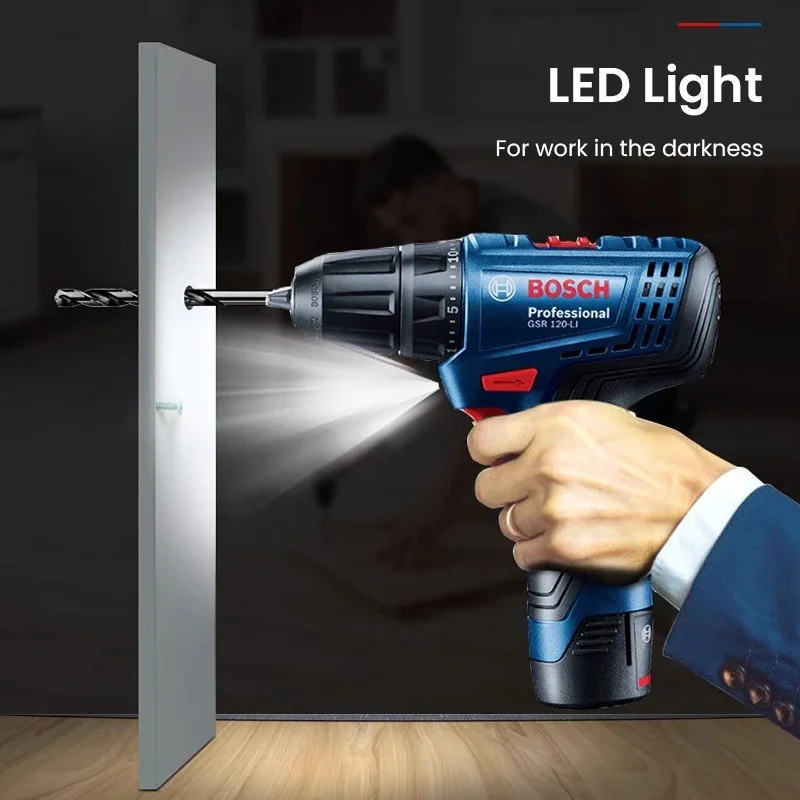 Bosch GSR120-LI Electric Drill - Power Tools Underwater ulasan dan harga