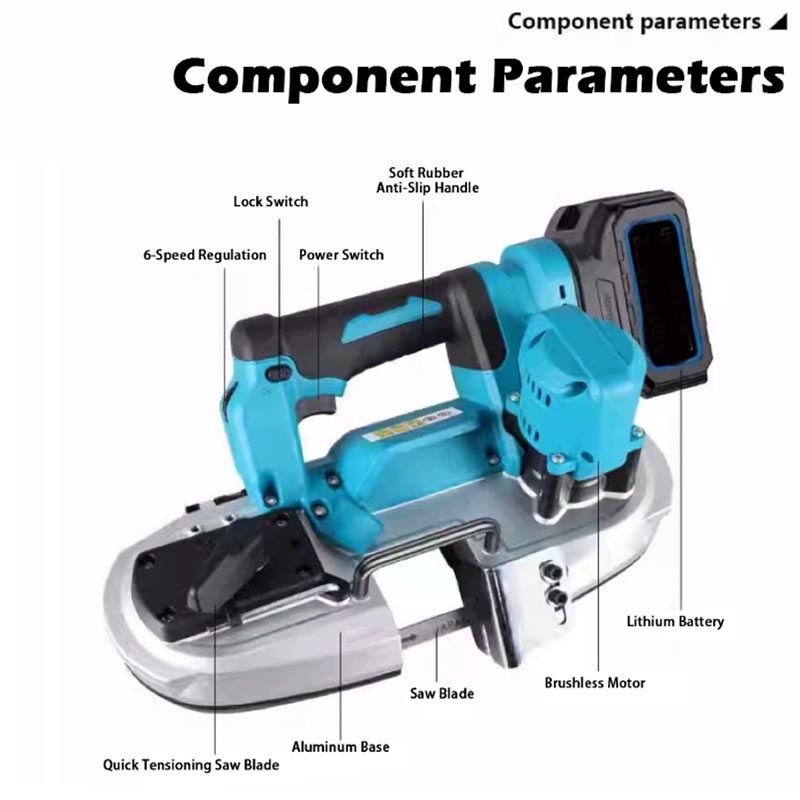 490W Portable Brushless Band S - Power Tools Wood ulasan dan harga