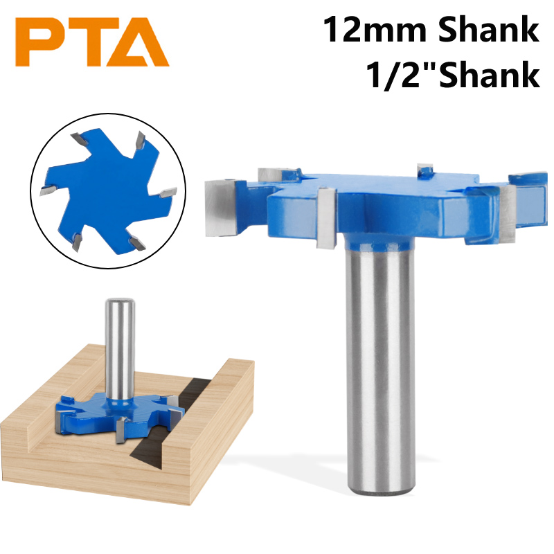 PTA Six Blade Z6 T Type Slotti - Router Trim Base ulasan dan harga