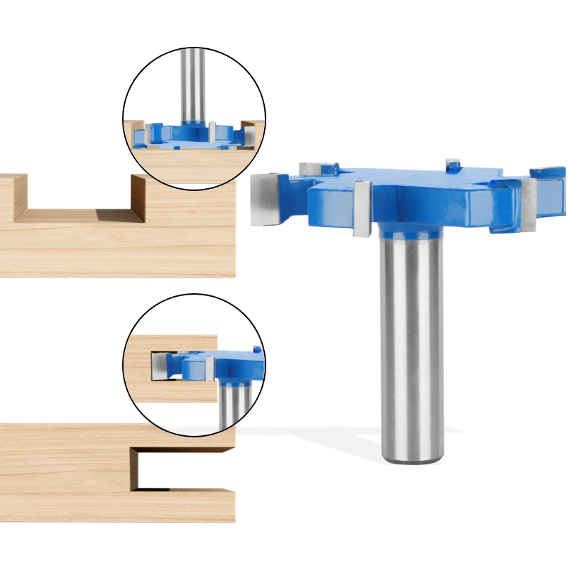 PTA Six Blade Z6 T Type Slotti - Router Trim Base ulasan dan harga