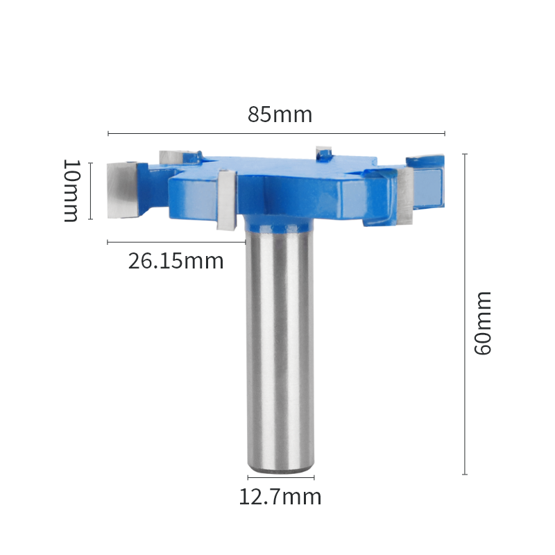 PTA Six Blade Z6 T Type Slotti - Router Trim Base ulasan dan harga