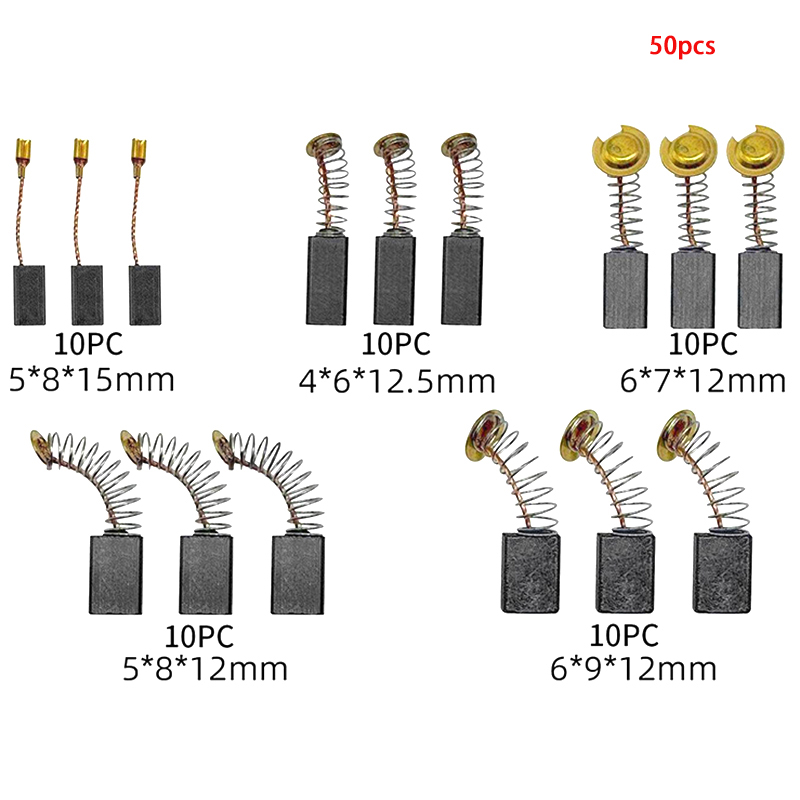 50pcs Durable Carbon Brush Rep - Power Tools Spare Parts ulasan dan harga