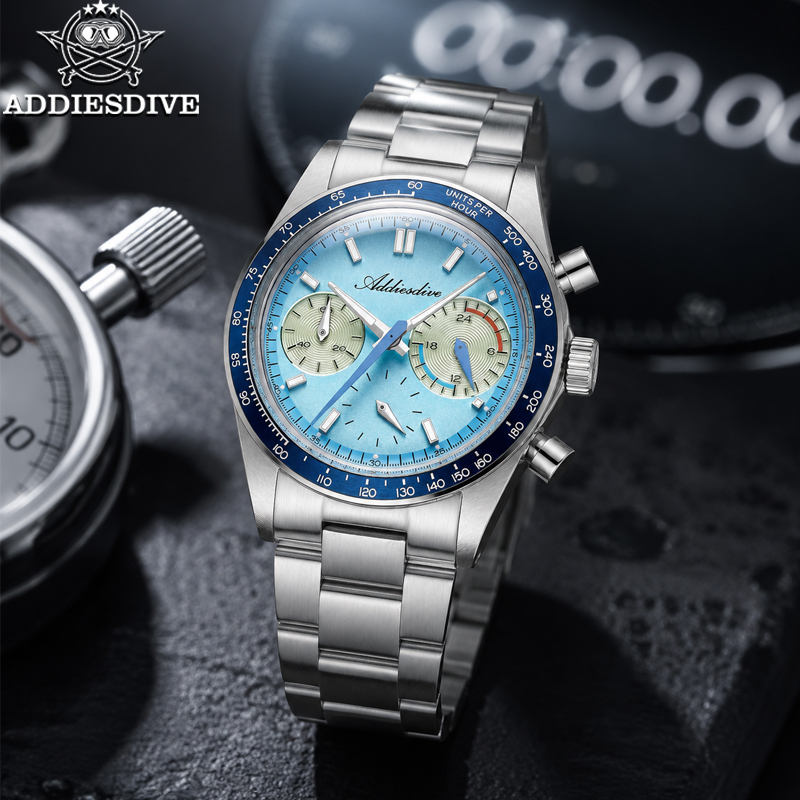 ADDIESDIVE New Men Watches VK6 - Power Tools Underwater ulasan dan harga
