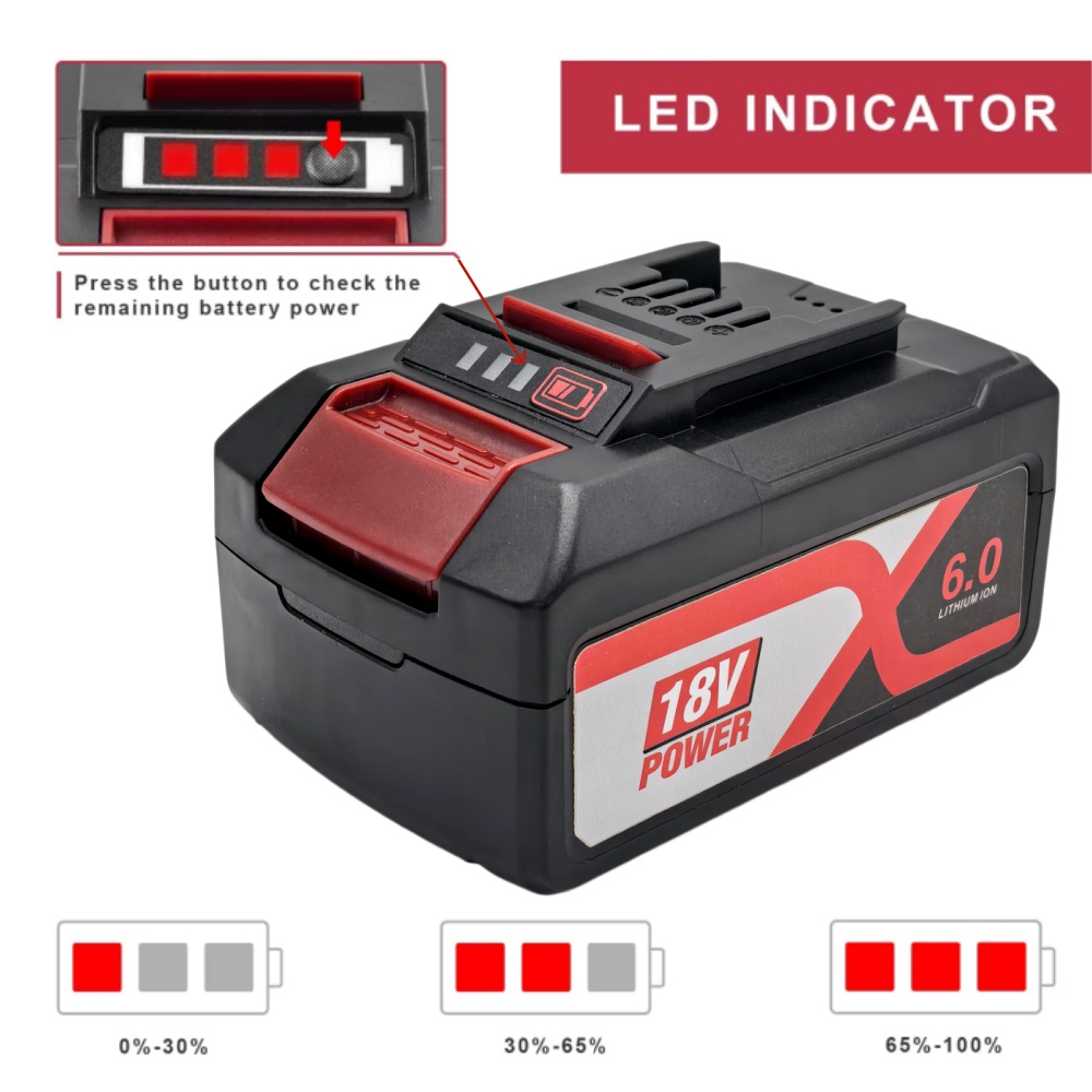 100% New 18V PXC1830 6.0Ah Rep - Power Tools Einhell ulasan dan harga
