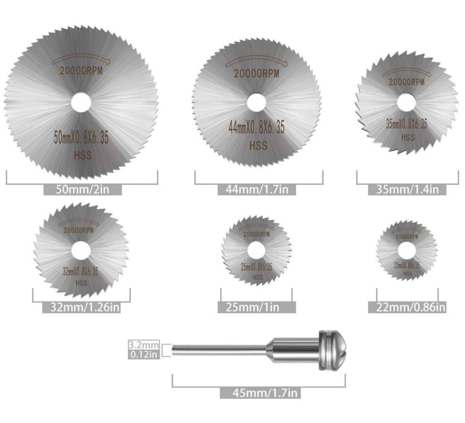 7pcs High Speed Steel Circular - Circular Saw Cordless ulasan dan harga