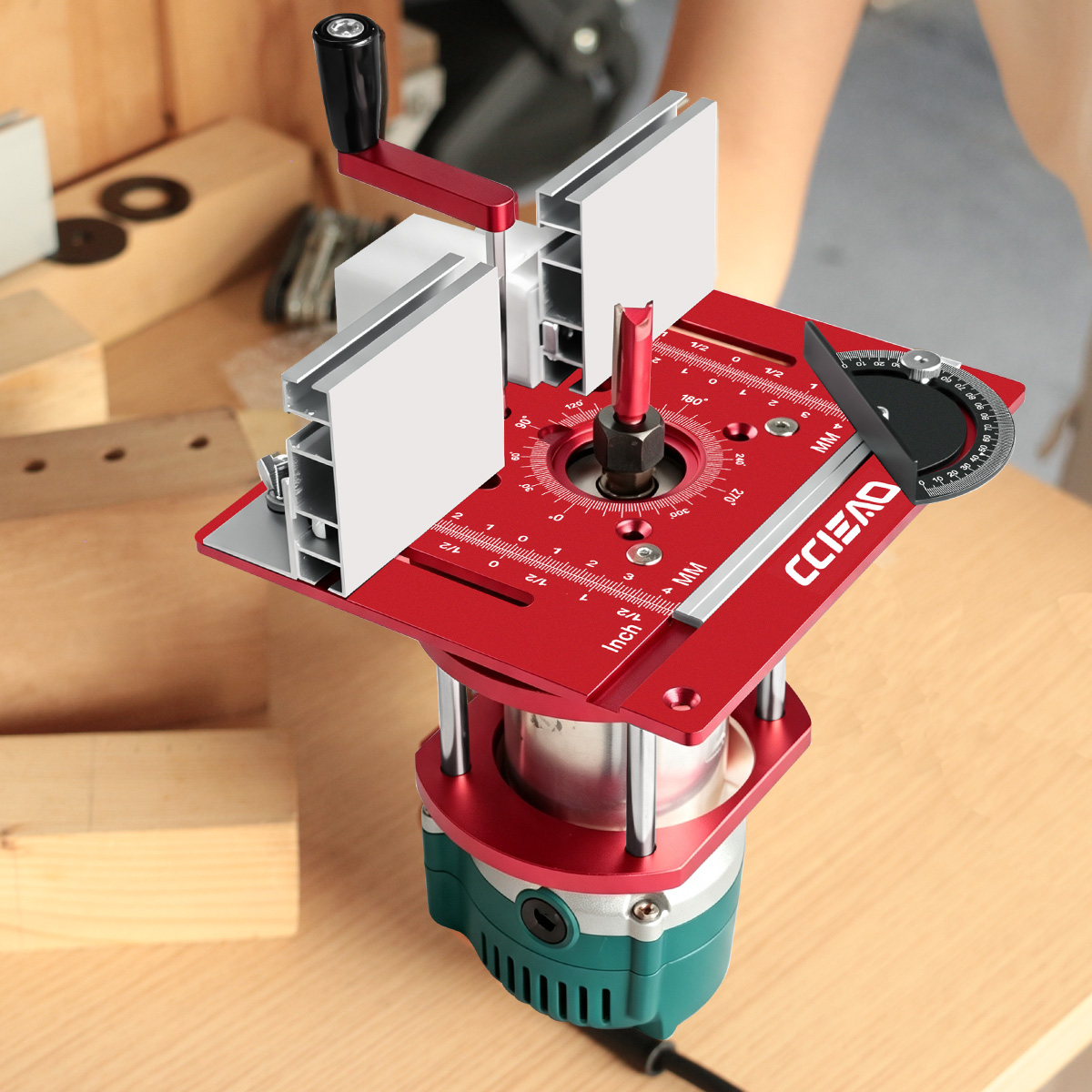 Aluminum Router Table Insert P - Router Trim Base ulasan dan harga