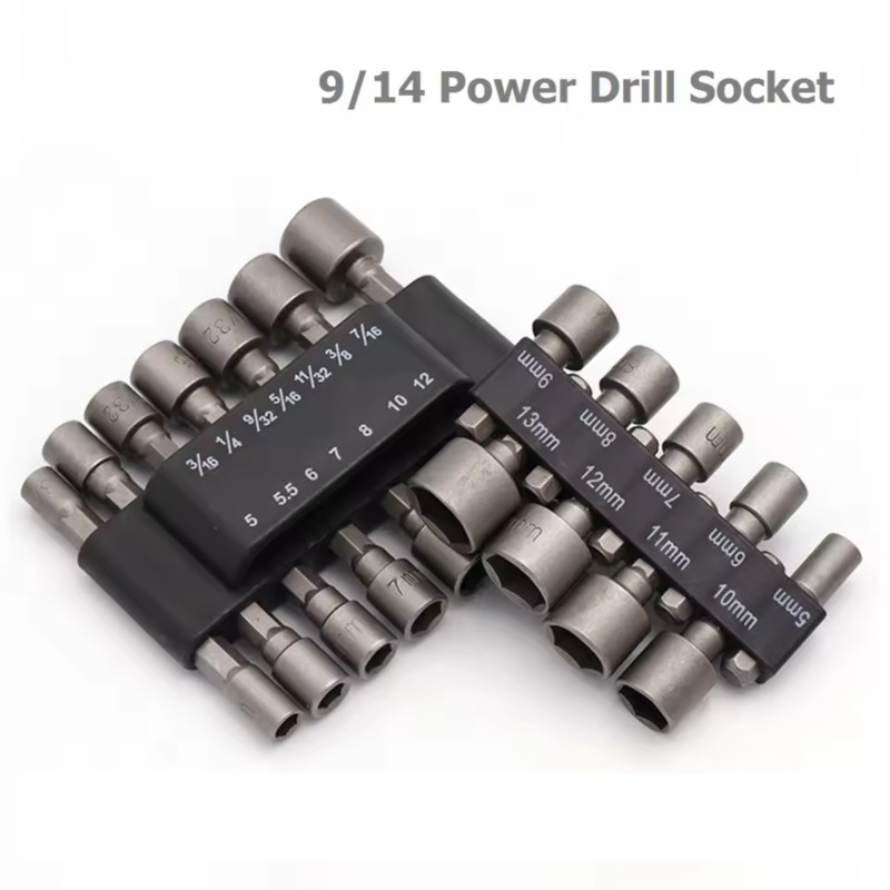 9/14Pcs Set Socket Wrench Powe - Power Tools Pneumatic ulasan dan harga