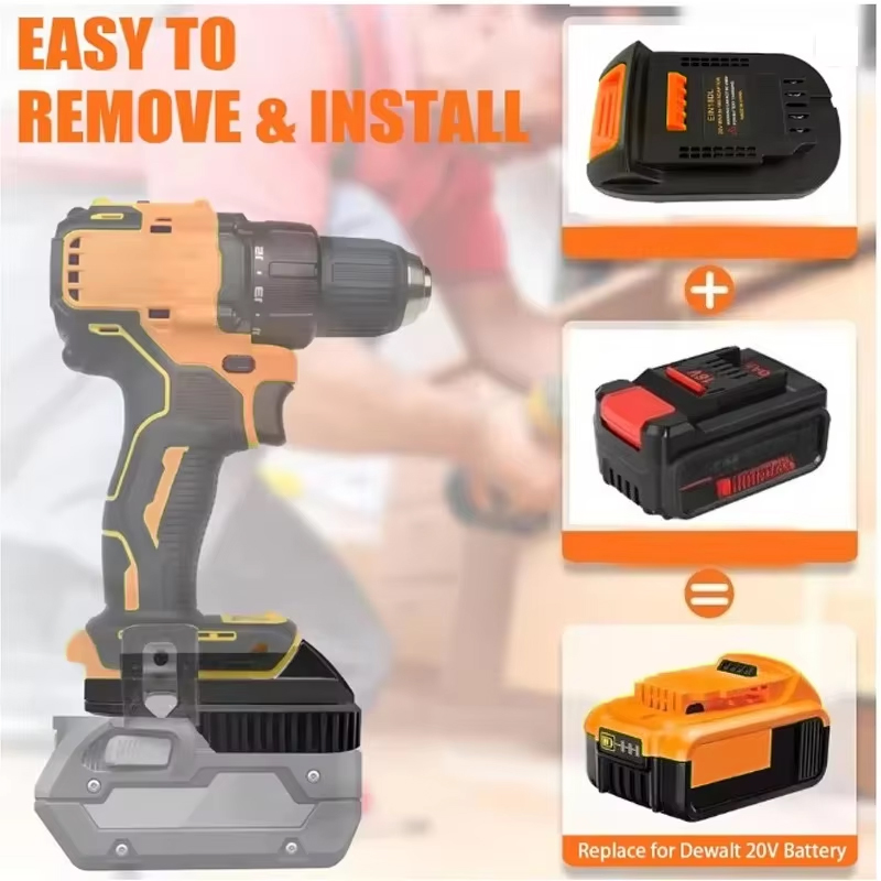 Tool Battery Adapter for Dewal - Power Tools Einhell ulasan dan harga