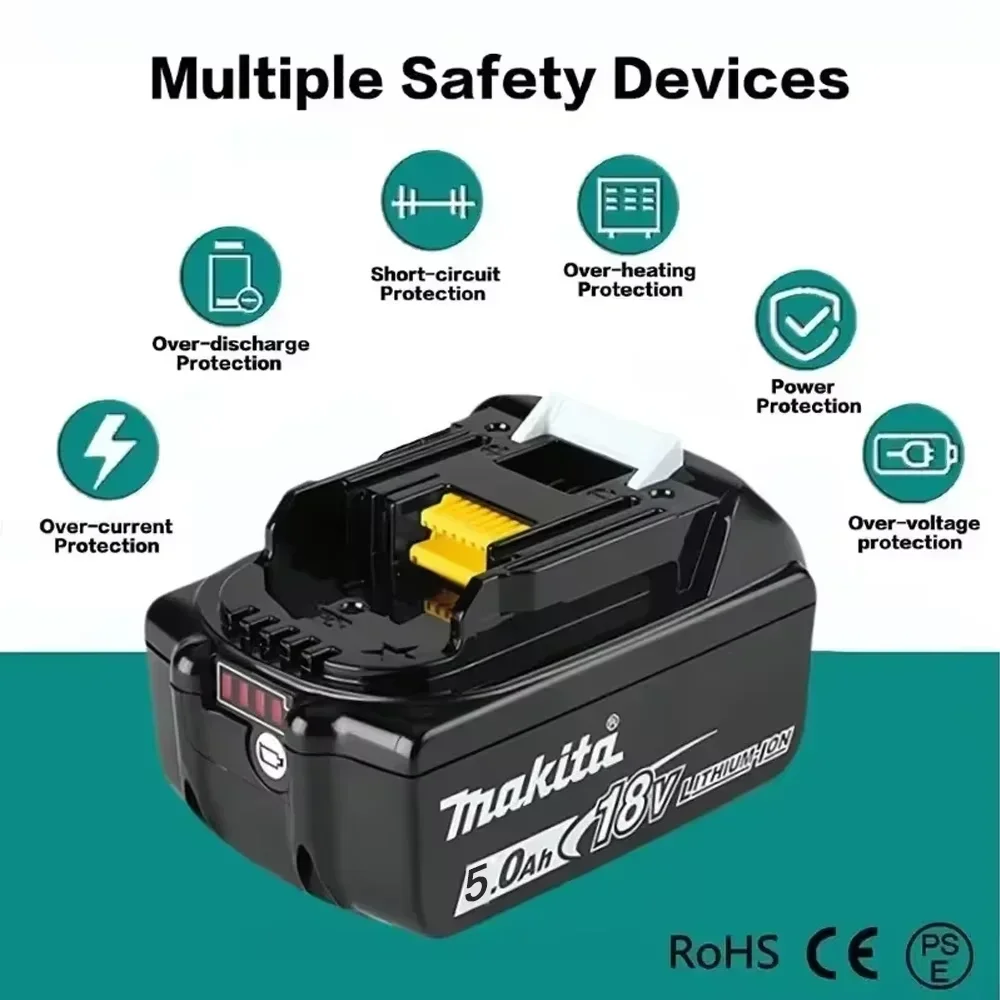 BL1860B Makita battery 18V 5Ah - Power Tools Makita Set ulasan dan harga