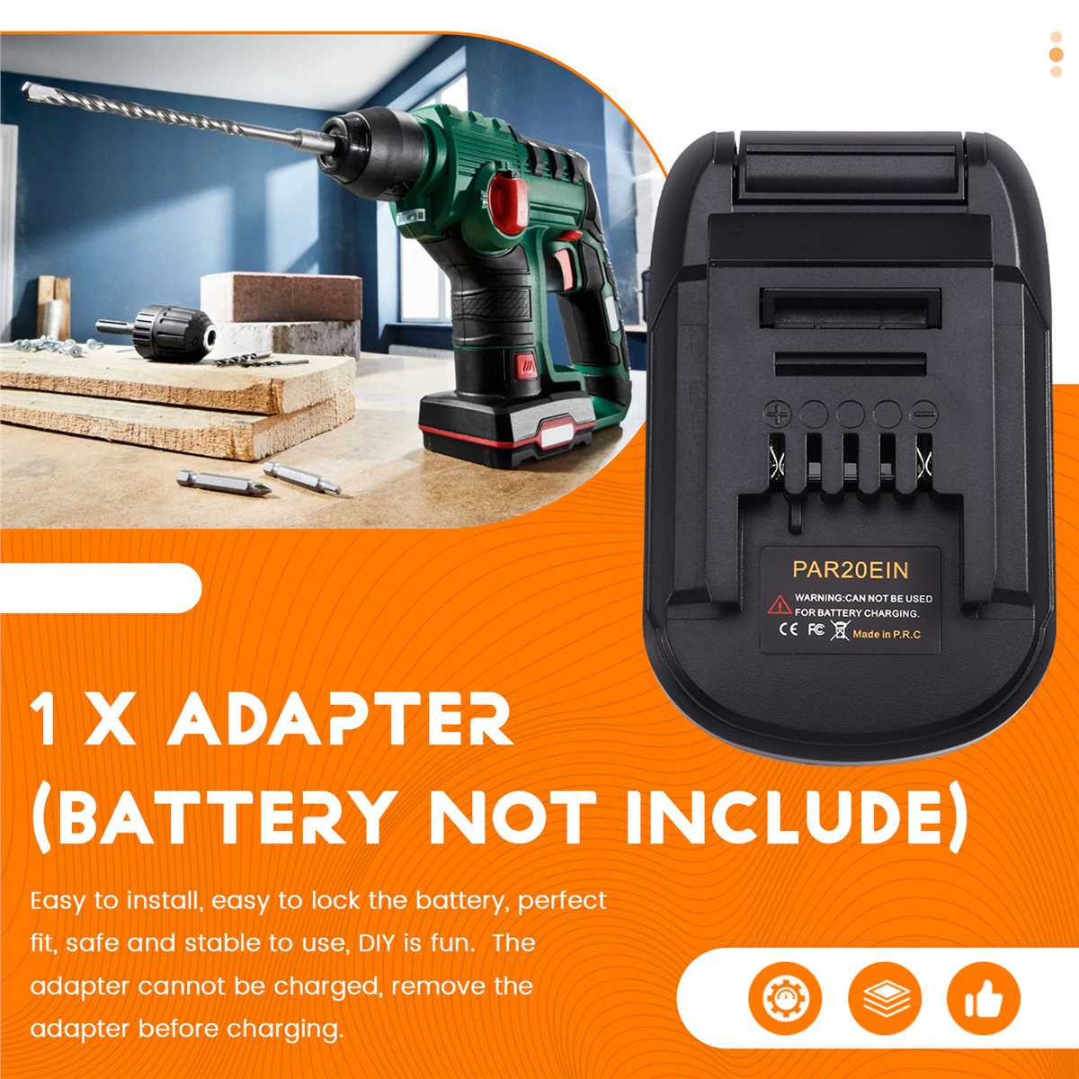 AA19 Battery Adapter for Parks - Power Tools Einhell ulasan dan harga