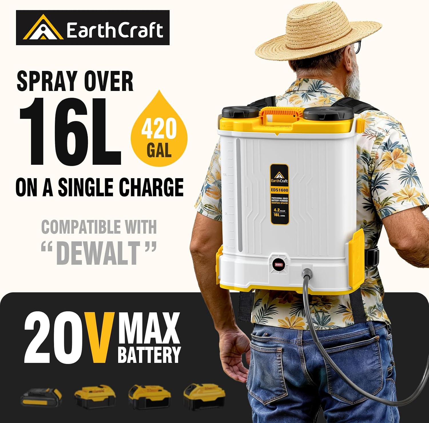 4.2 Gal Battery Powered Backpa - Power Tools Dewalt ulasan dan harga